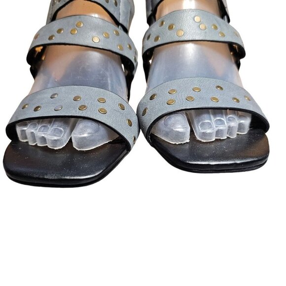 Kelsi Dagger Size 6 Brooklyn Women's Leather Studded Seabring Heeled Sandals - Picture 12 of 16